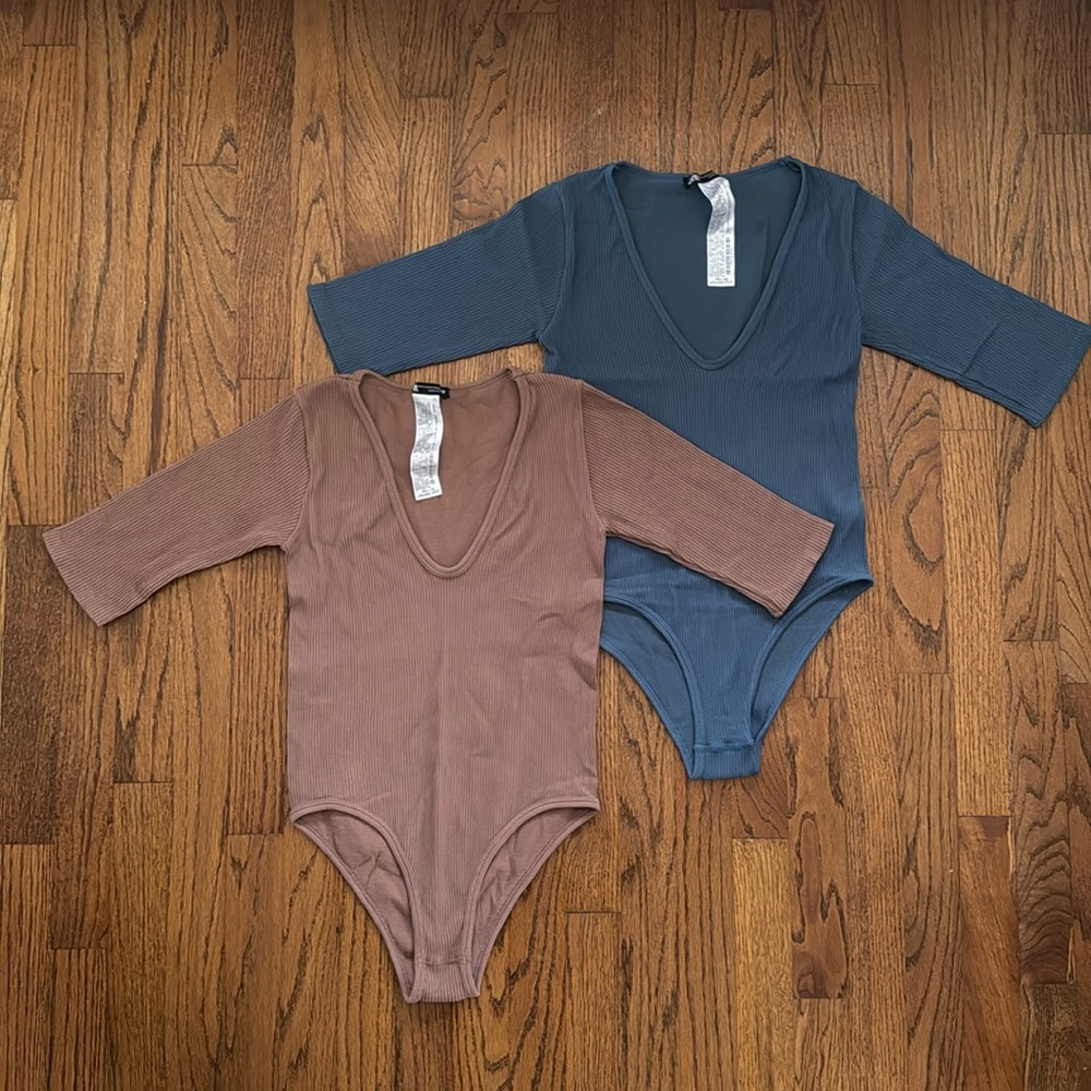 ZARA SEAMLESS BODYSUIT (SET OF 2)